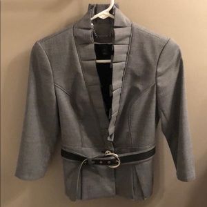 Classy WHBM checkered suit jacket!